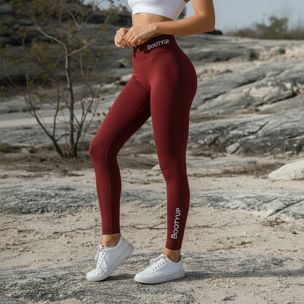 BOOTYUP Pomergrandate Red Legging